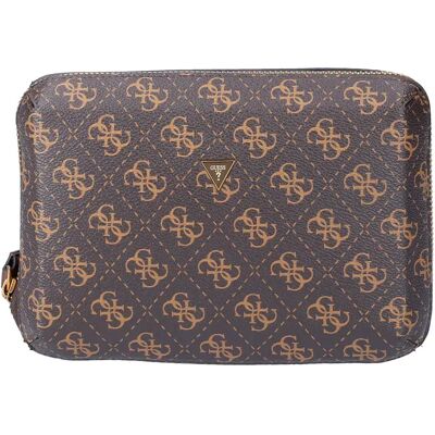 Trousse Guess Modena logo 4G Homme Marron Taille unique - Publicité Trousse Guess Modena logo 4G Homme Marron Taille unique - Publicité