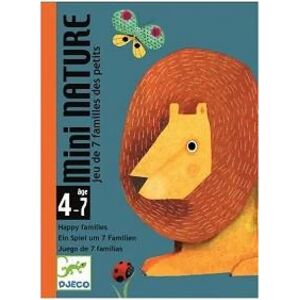 Jeu de carte de 7 familles Mini Nature