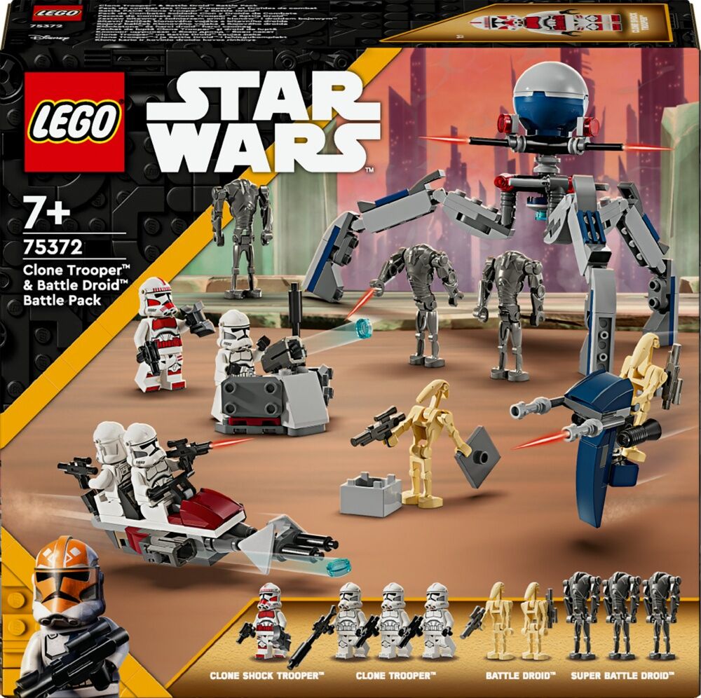 75372 - Pack de combat des Clone Troopers? et Droïdes de combat - LEGO® Star Wars?