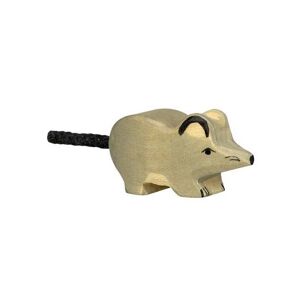 Figurine Holtztiger Souris GRISE