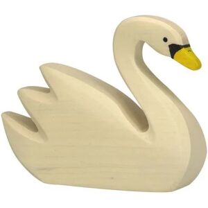 Figurine Holtztiger Cygne nageant