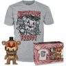 Five Nights at Freddy's - Set POP! & Tee figurine et T-Shirt Nightmare Freddy(GW) - Taille XL