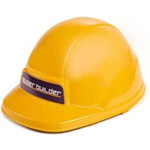 Casque de chantier Super Builder - Serre tête ajustable - Jaune - Dès 3 ans - 100% Fabriqué en France - FALK