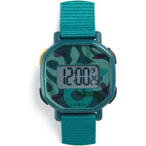 Montre digitale - Vert serpent