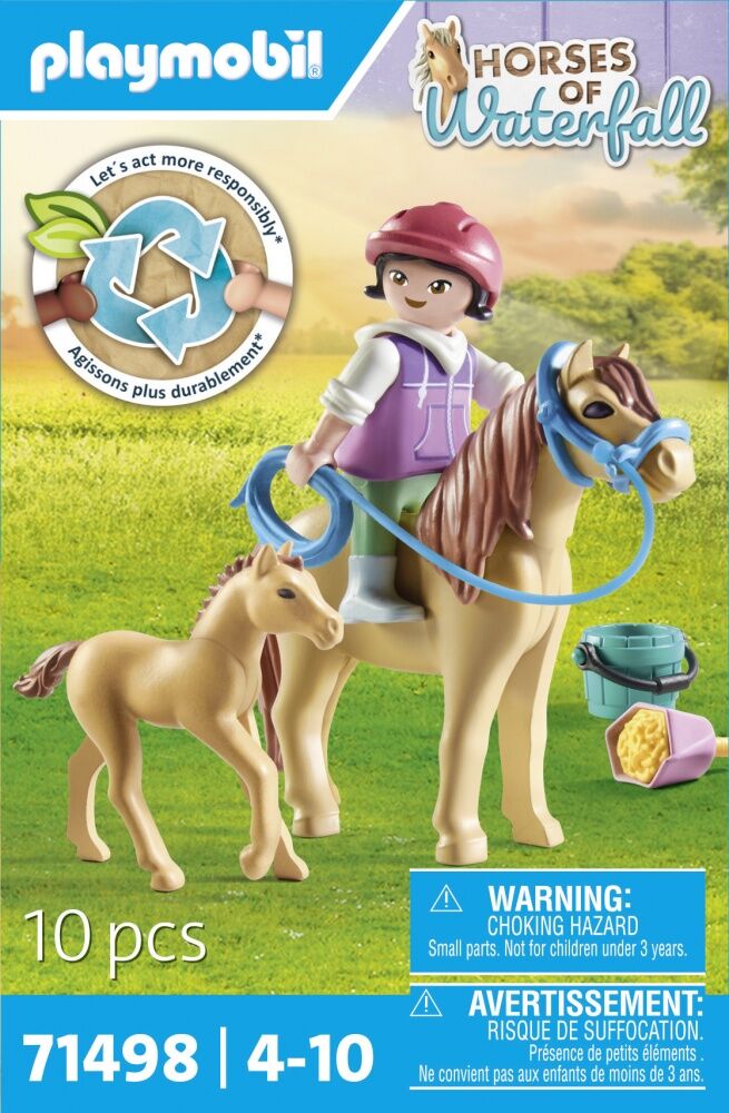 Playmobil - Enfant avec poneys - 71498 - Le Poney Club