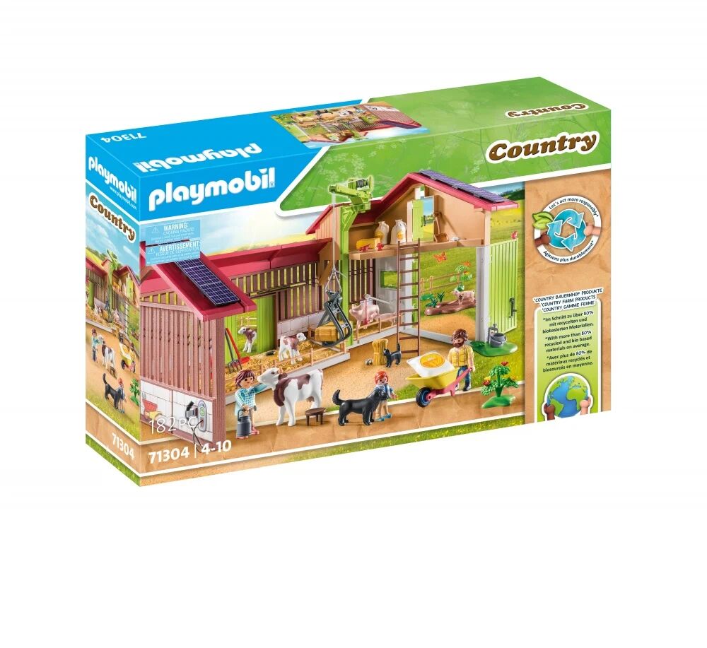 Playmobil - Ferme avec panneaux solaires - 71304 - Playmobil® Country