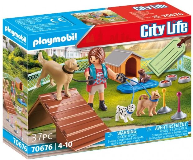 - Set cadeau educatrice et chiens - 70676 - Playmobil® City Life