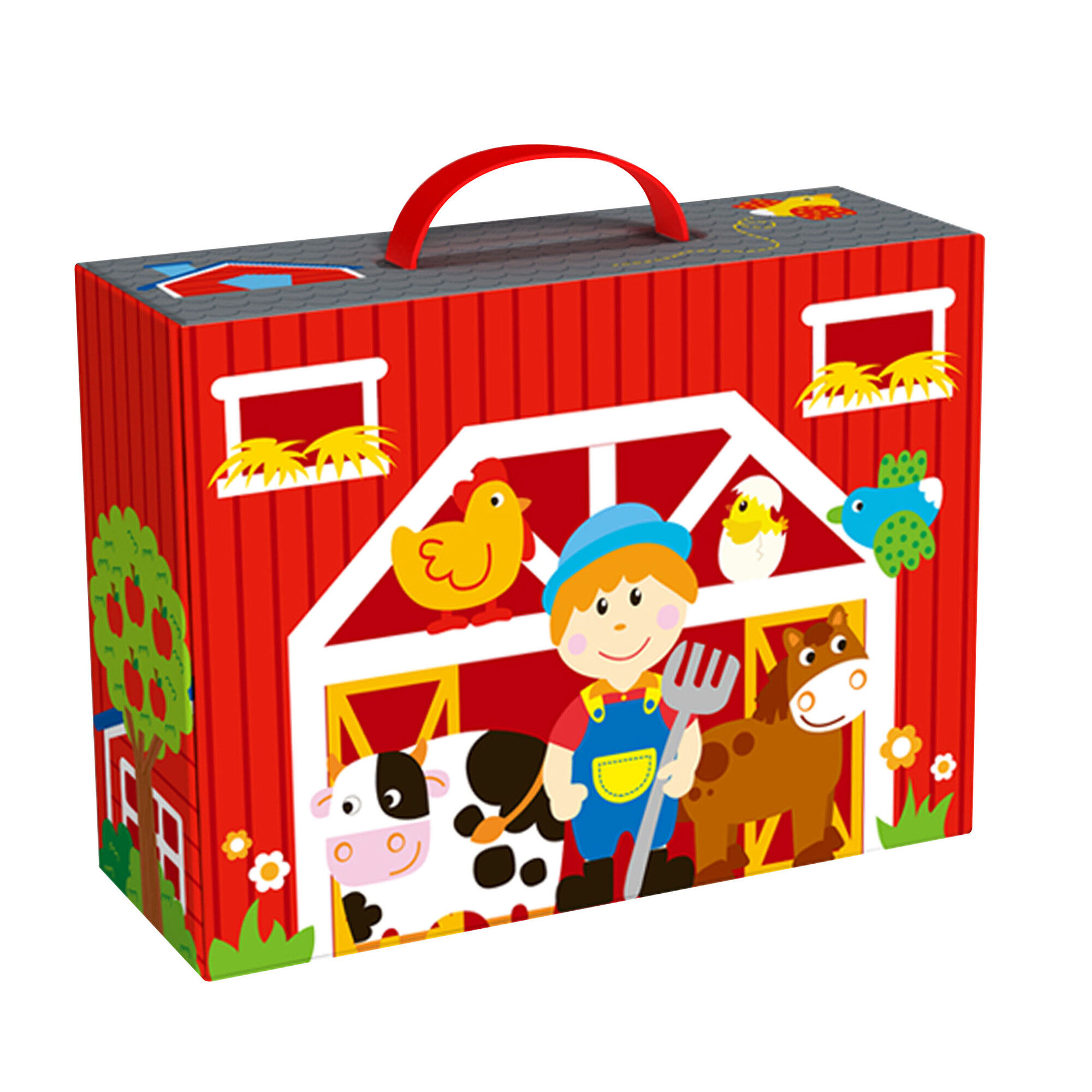 Jouet enfant - Coffret en bois - Ferme