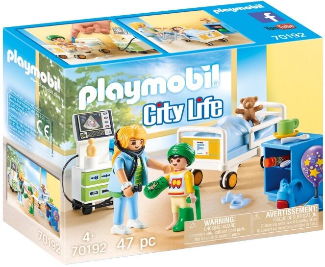 - Chambre d'hôpital pour enfant  - 70192 - Playmobil® City Life