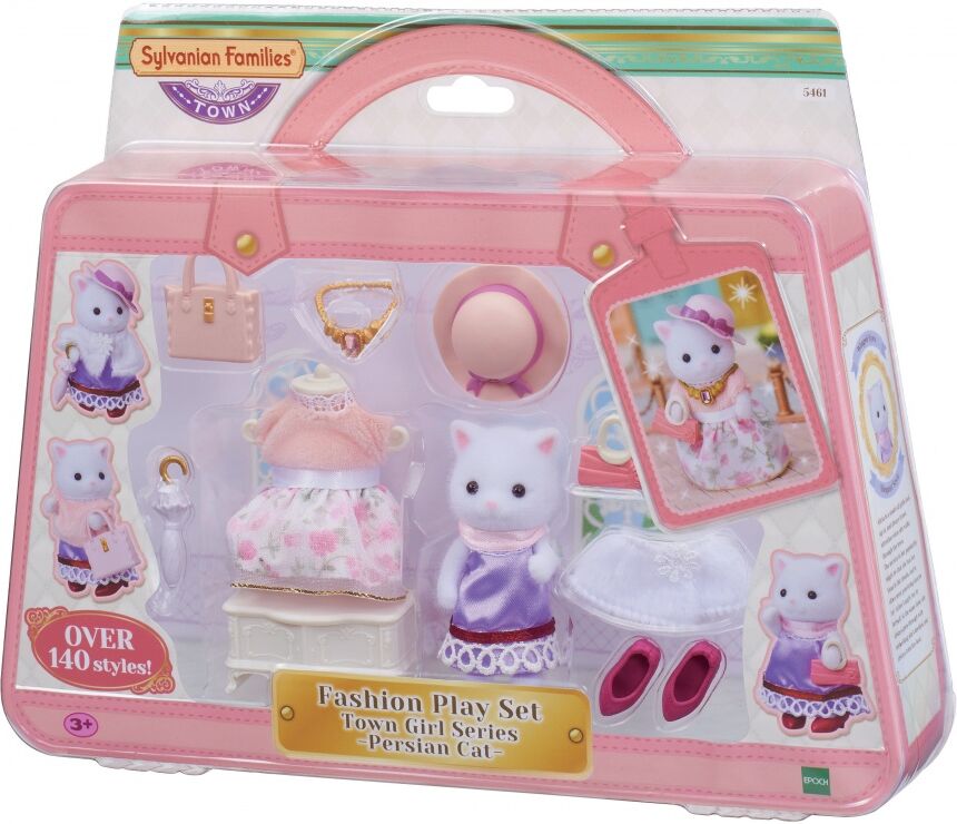 La valisette de mode et grande sœur chat persan - Sylvanian Families - 5461