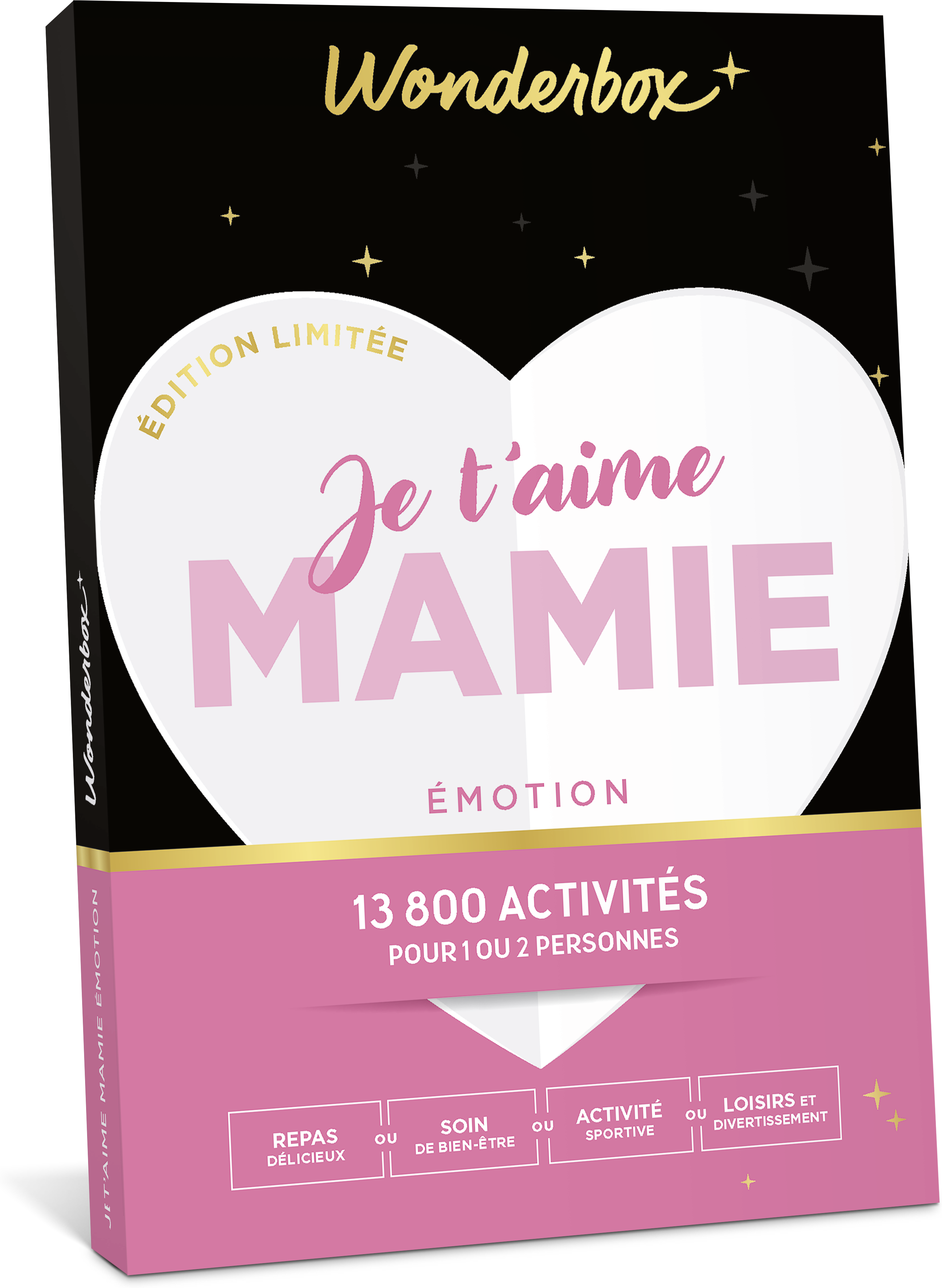 Coffret cadeau Wonderbox - Je t'aime mamie - 1 ou 2 personnes