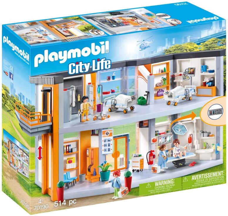 - Hôpital aménagé  - 70190 - Playmobil® City Life