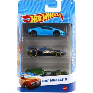 Hot Wheels - Coffret de 3 Véhicules - Petites Voitures - 3 ans et +