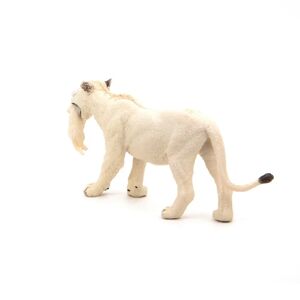 Figurine Lionne blanche avec lionceau - Papo