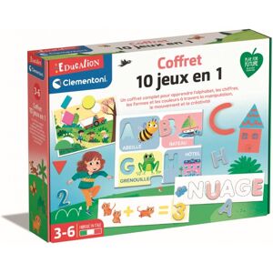 Coffret 10 jeux en 1 Clementoni - Publicité