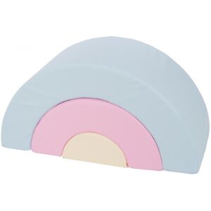 Arc-en-ciel mini - lot de 3 gros blocs rose, bleu, jaune (pastel)