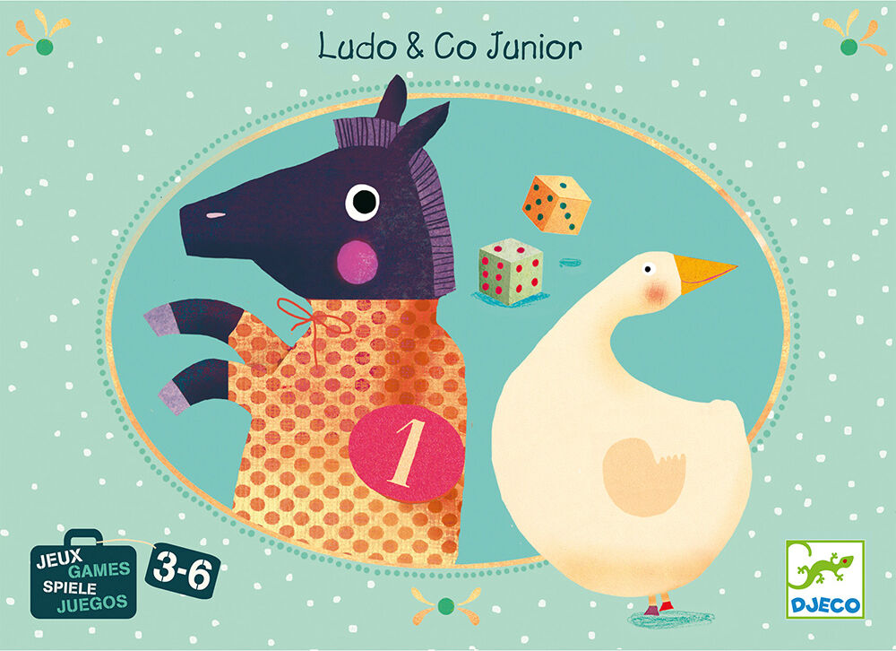 Ludo and Co junior - Jeu de l'oie et petits chevaux - Djeco