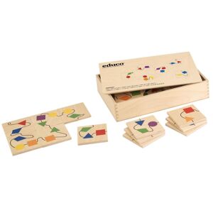 Apprendre Les Mathématiques - Connectez la forme et la couleur - jeu Montessori