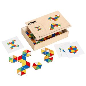 Apprendre les mathématiques - Hexagon - connecte la couleure - jeu Montessori