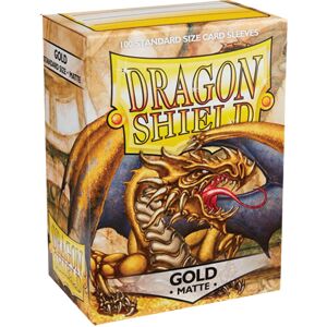 Dragon Protèges cartes x100 - Dragon Shield - Or mat