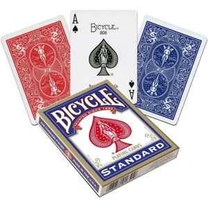 Jeu de 54 cartes - Bicycle - Rider Back - Rouge et Bleu