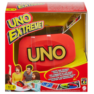 Mattel Games - Uno Extrême - Jeu de Cartes Famille - Dès 7 ans - Publicité