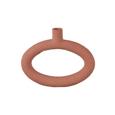 Vase Orange Present Time Ring - Contenant décoratif pour fleurs - Publicité Vase Orange Present Time Ring - Contenant décoratif pour fleurs - Publicité