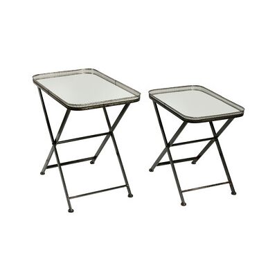 Côté Table MIGNONNE X2 Marron - Tables d'appoint - Publicité Côté Table MIGNONNE X2 Marron - Tables d'appoint - Publicité