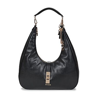Sac a main Guess BROOKE HOBO Noir Unique femmes - Publicité Sac a main Guess BROOKE HOBO Noir Unique femmes - Publicité