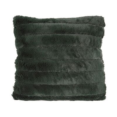Coussin Présent Time à rayures cousues Vert - Décoration Intérieure - Publicité Coussin Présent Time à rayures cousues Vert - Décoration Intérieure - Publicité