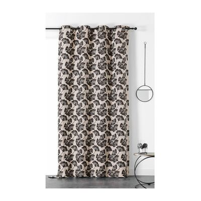 Rideaux Jacquard Gris Linder - 140x240 cm - Publicité Rideaux Jacquard Gris Linder - 140x240 cm - Publicité