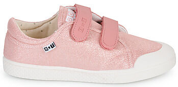 Baskets basses enfant Bonton IZY SCRATCH Rose 28,31,32,33,34 filles