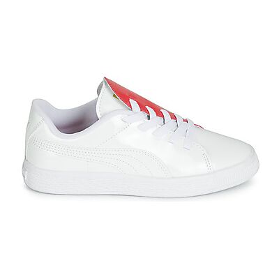 Baskets basses enfant Puma PS BKT CRUSH PATENT AC.W-H Blanc 33,35 filles - Publicité Baskets basses enfant Puma PS BKT CRUSH PATENT AC.W-H Blanc 33,35 filles - Publicité