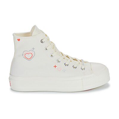Baskets montantes Converse CHUCK TAYLOR ALL STAR LIFT Blanc 36,35 femmes - Publicité Baskets montantes Converse CHUCK TAYLOR ALL STAR LIFT Blanc 36,35 femmes - Publicité
