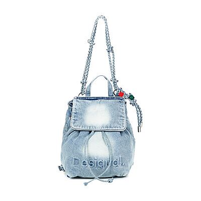 Sac a dos Desigual HALF LOGO DENIM LUENA Bleu Unique femmes - Publicité Sac a dos Desigual HALF LOGO DENIM LUENA Bleu Unique femmes - Publicité
