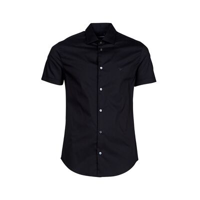 Giorgio Armani Chemise Emporio Armani 8N1C91 Noir EU S,EU M hommes - Publicité Giorgio Armani Chemise Emporio Armani 8N1C91 Noir EU S,EU M hommes - Publicité