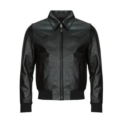 Veste Schott LC 5100 RIB en Cuir Synthétique Homme Noir - Publicité Veste Schott LC 5100 RIB en Cuir Synthétique Homme Noir - Publicité