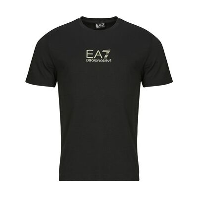 Giorgio Armani T-shirt Emporio Armani EA7 TRAIN GOLD LABEL TEE PUNTO ROMA BIG LOGO 7M000301 Noir EU S,EU M,EU L,EU XL hommes - Publicité Giorgio Armani T-shirt Emporio Armani EA7 TRAIN GOLD LABEL TEE PUNTO ROMA BIG LOGO 7M000301 Noir EU S,EU M,EU L,EU XL hommes - Publicité