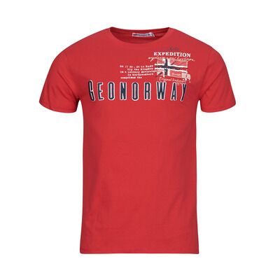 T-shirt Geographical Norway JASON Rouge EU L hommes - Publicité T-shirt Geographical Norway JASON Rouge EU L hommes - Publicité