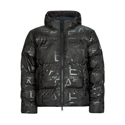 Giorgio Armani Doudounes Emporio Armani EA7 MOUNTAIN M POLY DOWN HOODED JACKET LOGO REPEAT - MOUNTAIN M POLY Noir EU XL hommes - Publicité Giorgio Armani Doudounes Emporio Armani EA7 MOUNTAIN M POLY DOWN HOODED JACKET LOGO REPEAT - MOUNTAIN M POLY Noir EU XL hommes - Publicité