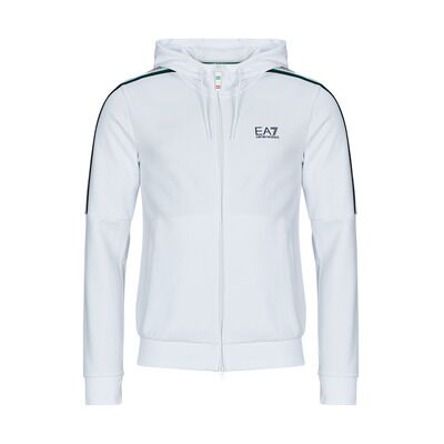 Giorgio Armani Veste Emporio Armani EA7 ITALIAN SPIRIT HOODIE FZ Blanc EU XXL,EU S,EU M,EU L,EU XL hommes - Publicité Giorgio Armani Veste Emporio Armani EA7 ITALIAN SPIRIT HOODIE FZ Blanc EU XXL,EU S,EU M,EU L,EU XL hommes - Publicité