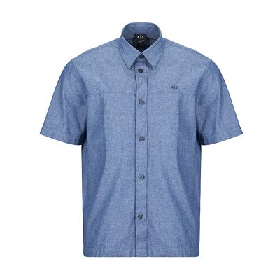 Giorgio Armani Chemise Armani Exchange XM002283 Bleu EU S,EU M,EU L,EU XL hommes - Publicité Giorgio Armani Chemise Armani Exchange XM002283 Bleu EU S,EU M,EU L,EU XL hommes - Publicité