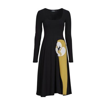 Robe Desigual LIRIO Noir EU S,EU M,EU L femmes - Publicité Robe Desigual LIRIO Noir EU S,EU M,EU L femmes - Publicité