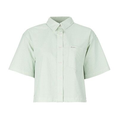 Chemise Guess GJ SS BOXY SHIRT Vert EU S,EU M,EU L,EU XS femmes - Publicité Chemise Guess GJ SS BOXY SHIRT Vert EU S,EU M,EU L,EU XS femmes - Publicité