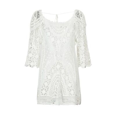 Robe courte Banana Moon MAGBY DREAMLAND Blanc T3,T2 femmes - Publicité Robe courte Banana Moon MAGBY DREAMLAND Blanc T3,T2 femmes - Publicité