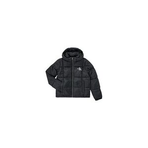 Doudounes enfants Calvin Klein Jeans SHORT QUILTED PUFFER JACKET Noir 8 ans,10 ans,12 ans filles - Publicité