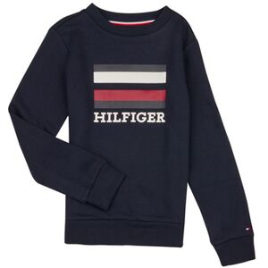 Sweatshirt Marine Tommy Hilfiger Garçons - TH LOGO SWEATSHIRT - Vêtements Décontractés - Publicité Sweatshirt Marine Tommy Hilfiger Garçons - TH LOGO SWEATSHIRT - Vêtements Décontractés - Publicité