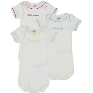 Bodies Petit Bateau 3 BODIES US MC Blanc 3 mois,6 mois,12 mois,18 mois,24 mois,36 mois garcons - Publicité Bodies Petit Bateau 3 BODIES US MC Blanc 3 mois,6 mois,12 mois,18 mois,24 mois,36 mois garcons - Publicité