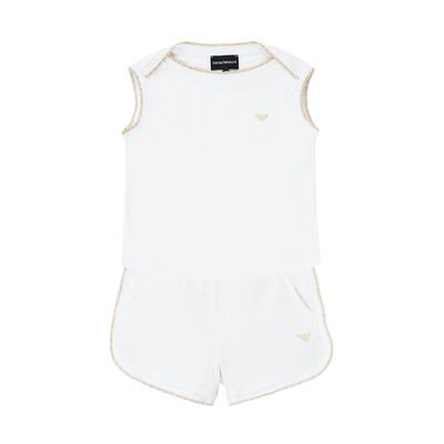 Giorgio Armani Ensembles enfant Emporio Armani Alain Blanc 4 ans,6 ans,7 ans,8 ans filles - Publicité Giorgio Armani Ensembles enfant Emporio Armani Alain Blanc 4 ans,6 ans,7 ans,8 ans filles - Publicité
