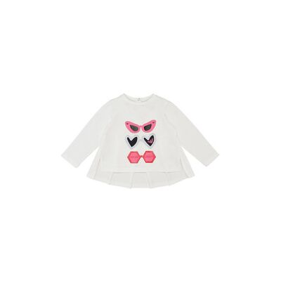 Giorgio Armani T-shirt enfant Emporio Armani 6HEM01-3J2IZ-0101 Blanc 9 mois,18 mois,24 mois,36 mois filles - Publicité Giorgio Armani T-shirt enfant Emporio Armani 6HEM01-3J2IZ-0101 Blanc 9 mois,18 mois,24 mois,36 mois filles - Publicité